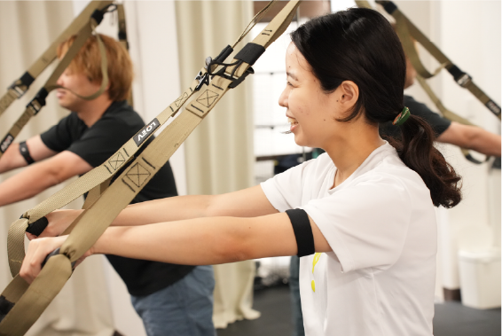 体験トレーニングの様子