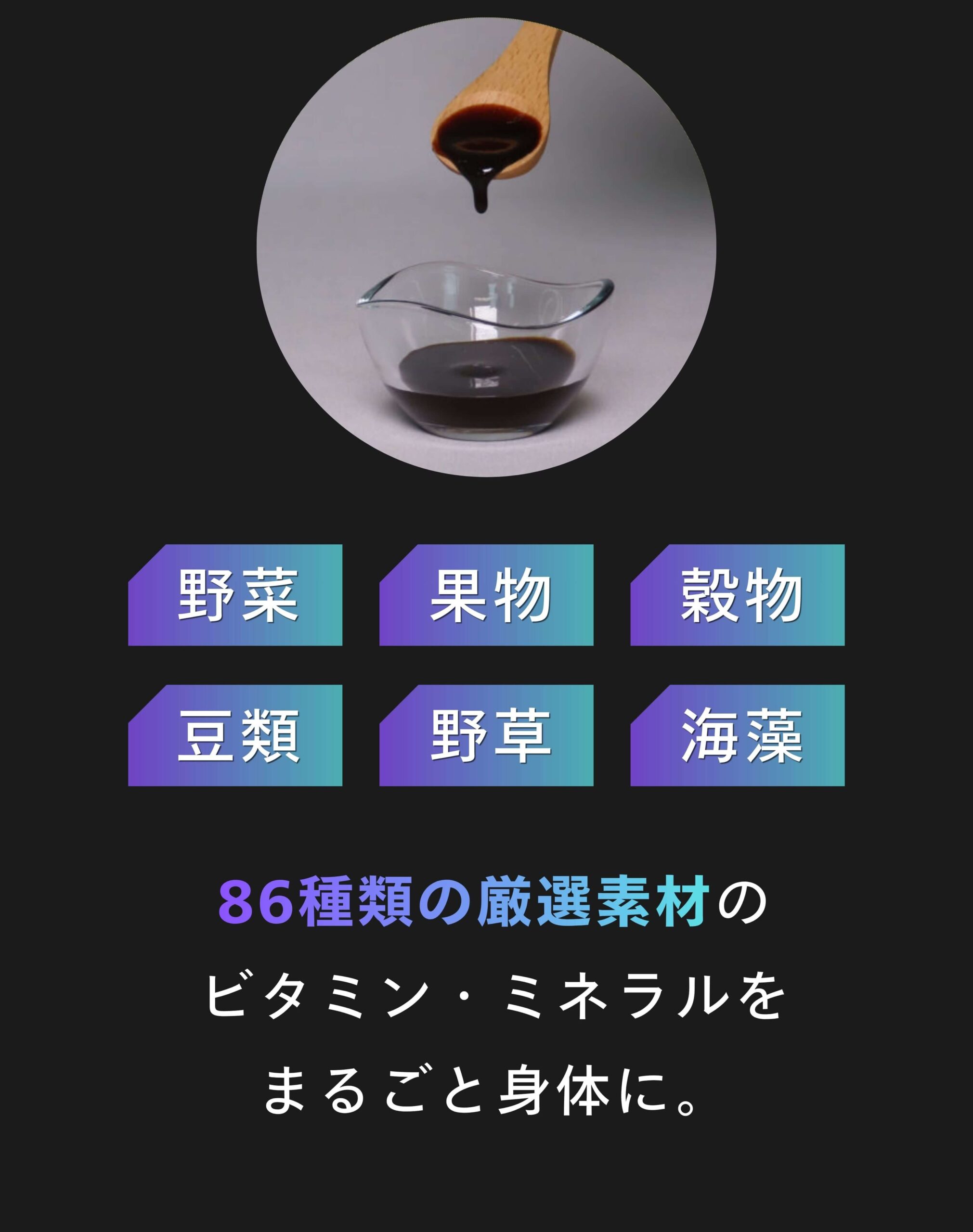 86種類の発酵酵素ペースト
